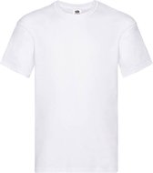 Blanco T-shirt - wit shirt - ronde hals - maat M - 1 stuk