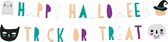 Folat - Letterslingers Happy Halloween - 2 stuks - 14 x 150 cm - Halloween - Halloween Decoratie - Halloween Versiering
