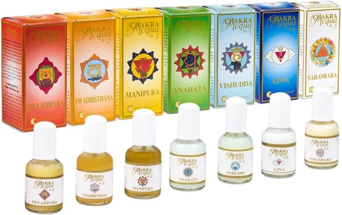 Set van 7 Chakra sprays