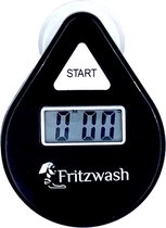 Minuterie de douche Fritzwash© | horloge de douche | 5 minutes | réveil | minuterie de douche | batterie gratuite !