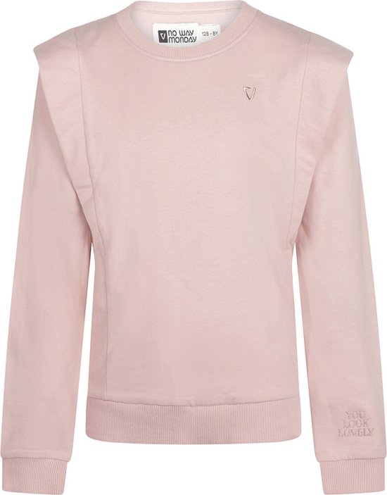 No Way Monday - Meisjes sweater - Roze - Maat 110