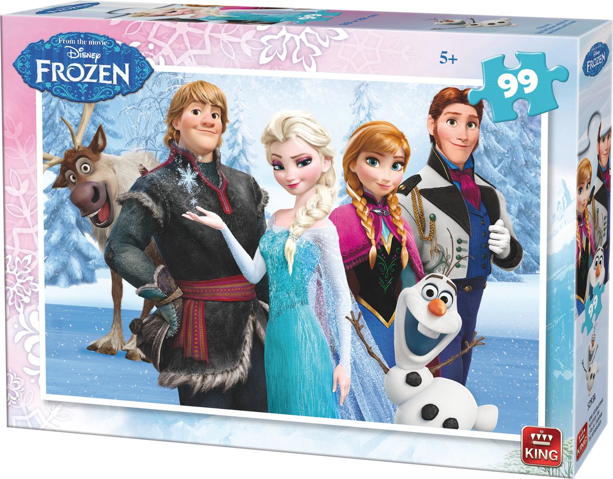 King Disney Puzzle Frozen 99 stukjes