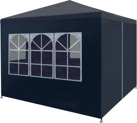 vidaXL - Partytent - 3x3 - m - blauw
