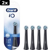 2x Oral-B iO Ultimate Clean Opzetborstels 4 Stuks Zwart