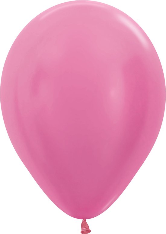 Sempertex ballonnen Metallic Fuchsia| 50 stuks | 12 inch | 30cm