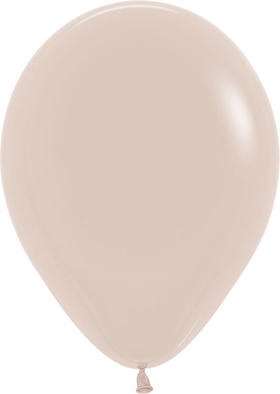 Sempertex Ballonnen Fashion Whitesand 071 | 50 stuk | 12 inch | 30cm