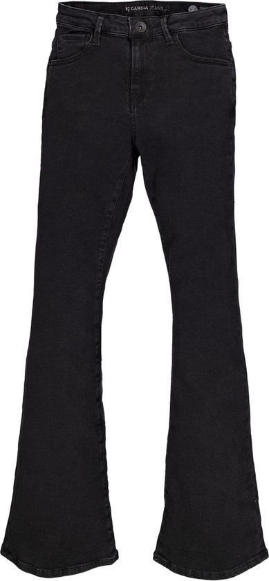 GARCIA Celia Flare Dames Flared Fit Jeans Zwart - Maat W25 X L30