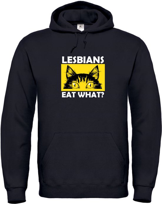 Klere-Zooi - Lesbians Eat What? - Hoodie - 3XL