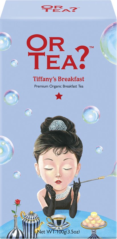 Or Tea? Tiffany's Breakfast | Biologische Zwarte Thee | 100g losse thee - navulverpakking refill ontbijt thee earl grey