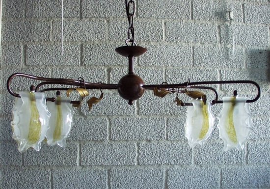 Hanglamp - 40 cm hoog - decoratie - verlichting - glas