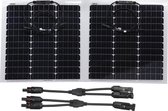 Opvouwbare Zonnepaneel 100W - Zonnepanelen - voor camping, camper of boot op zonne-energie