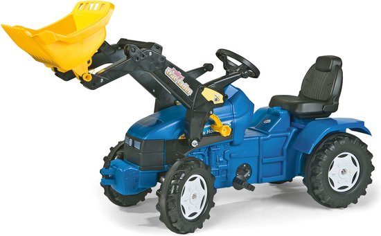 Toezicht houden Rand Afrika Rolly Toys FarmTrac New Holland - Traptractor met Frontlader | bol.com