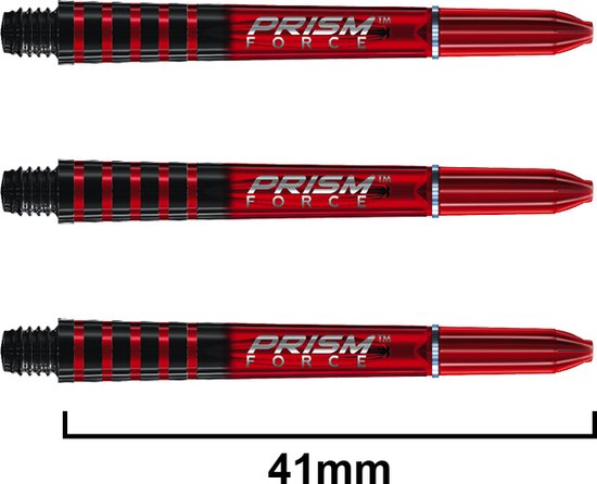 WINMAU - Prism Force Rood Tussenliggend Dartschacht - 1 set per pakket (3 Dartschachten in totaal) van Winmau — afbeelding 2