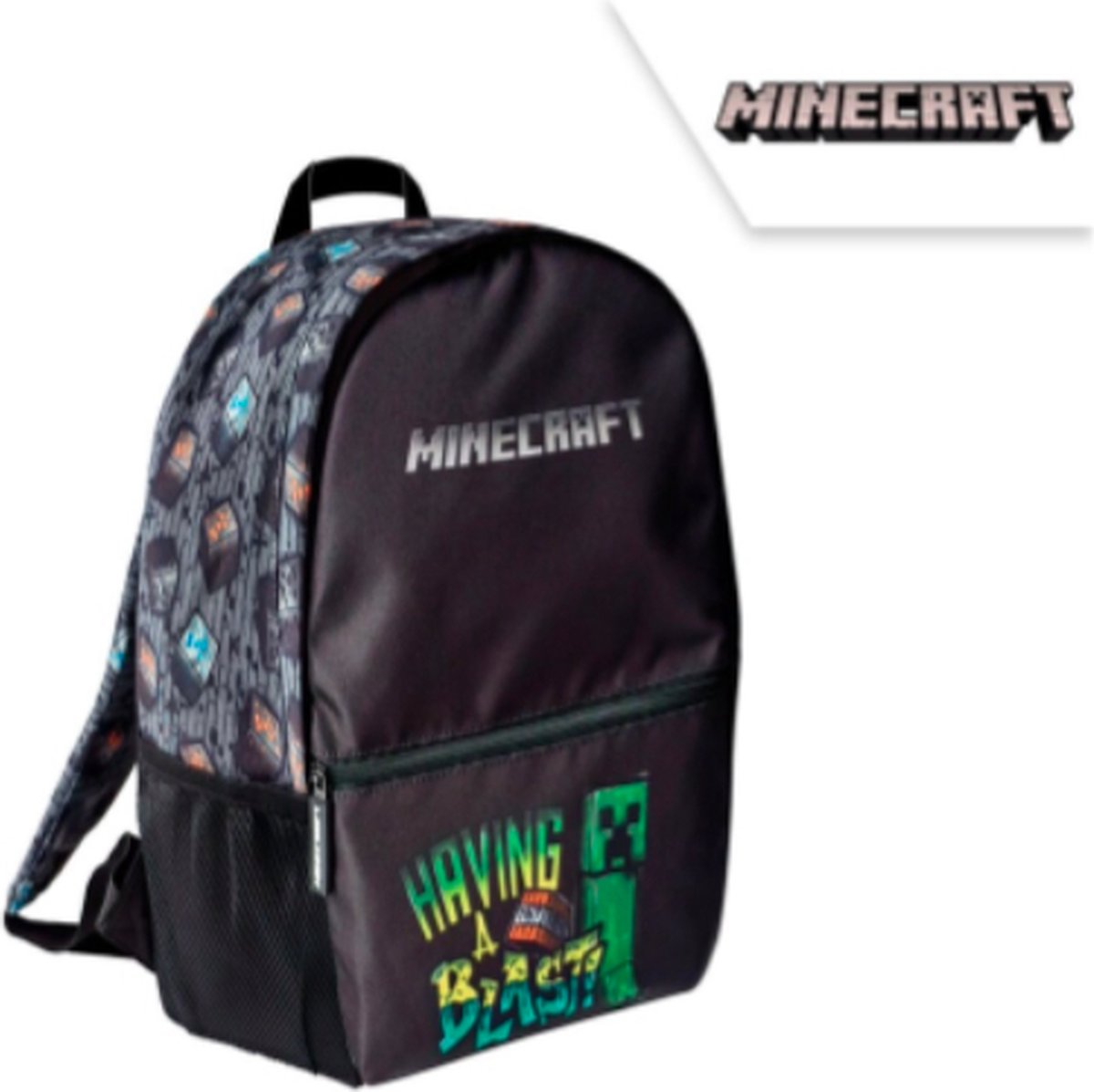 Minecraft rugzak - backpack - Having a Blast - 40 cm - Te gebruiken tot het 4de leerjaar. – foto 8