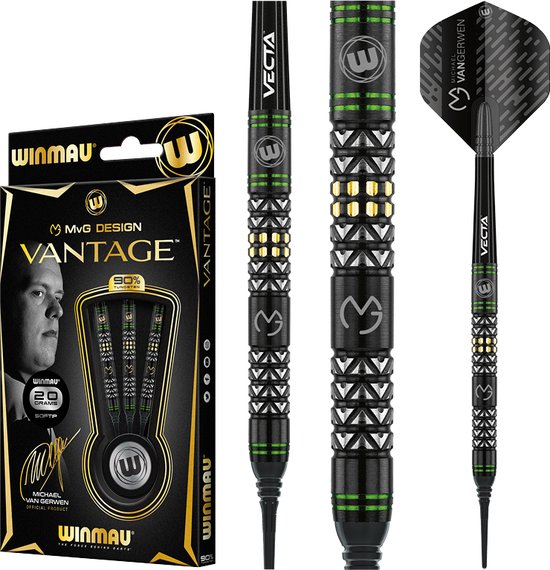 Winmau Michael van Gerwen Vantage 90% - Soft Tip Darts van Winmau — afbeelding 5