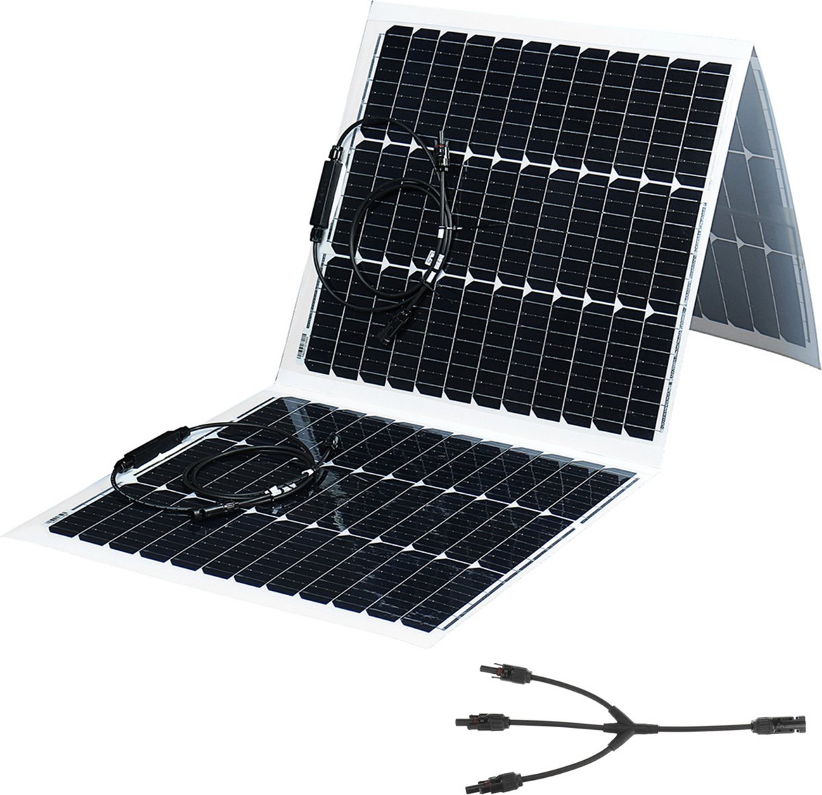 150W Opvouwbare Zonnepaneel - Zonnepanelen - voor camping, camper of boot op zonne-energie