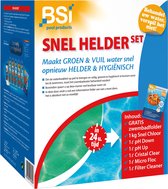 BSI - Snel Helder Set - Zwembad - Spa - Uitgebreidde Set van producten die groen en vuil water snel helder en hygiënisch maakt
