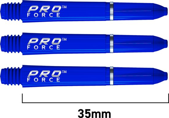 WINMAU - Pro Force Dartschachten Blauw, Korte - 1 set per pakket (3 Dartschacht in totaal) van Winmau — afbeelding 2