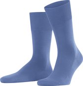 FALKE ClimaWool zonder patroon ademend warm droog milieuvriendelijk Duurzaam Lyocell Wol Blauw Heren sokken - Maat 39-40