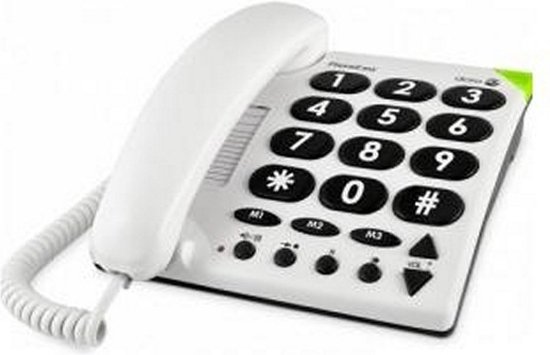 Doro Phone Easy 311C Big Button Telefoon Wit