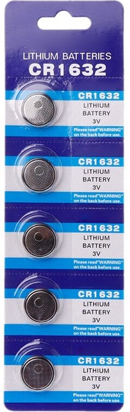 Blister 1 pile CR1632 3V Lithium