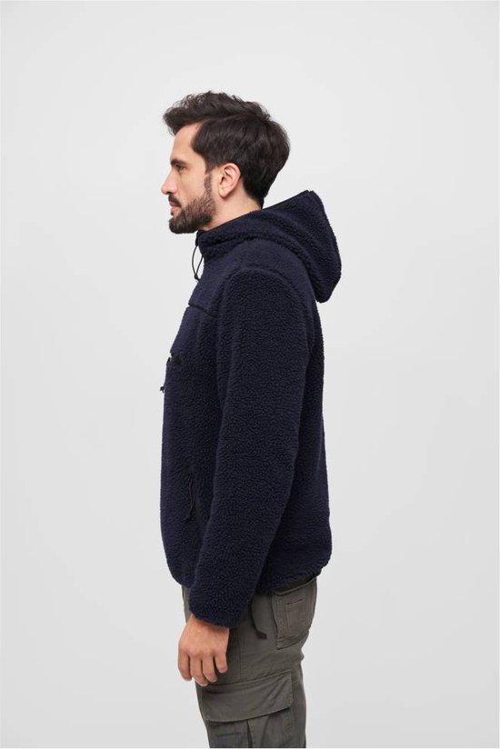 Brandit - Teddyfleece Worker Pullover Jas - L - Blauw