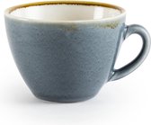 Olympia Kiln Cappuccino Kop - set van 2 - Blauw - 34cl (2 stuks)