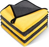 MATCC Automicrovezeldoeken - microvezeldoekjes schoonmaak - poetsdoek - droogdoek - microvezel-reinigingsdoek - voor het huishouden, auto, commercieel gebruik, microvezeldoek - 40 x 40cm