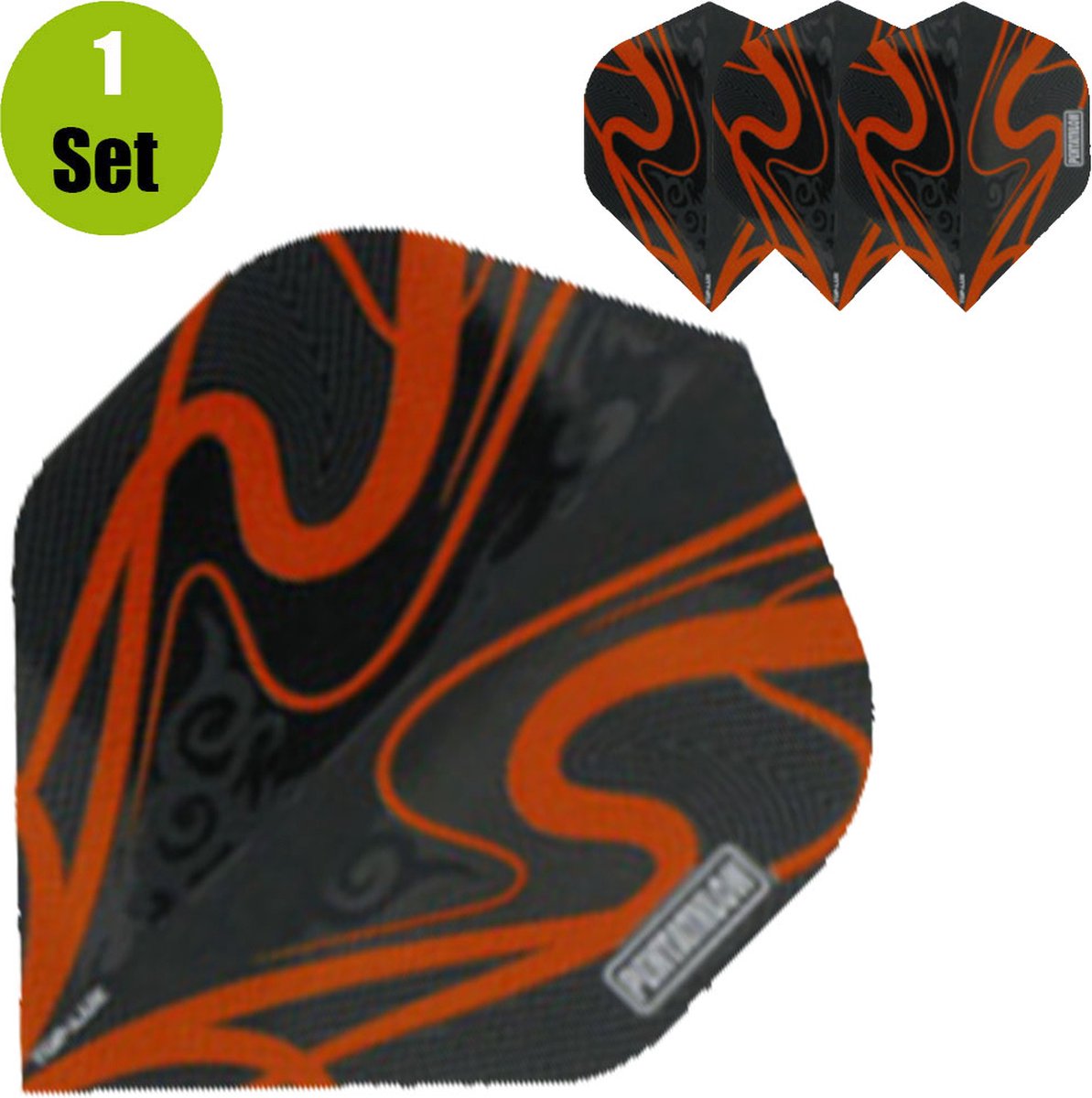 Pentathlon TDP Lux Dartflights - Oranje