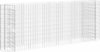 vidaXL - Gabion - plantenbak - verhoogd - 260x50x100 - cm - gegalvaniseerd - ijzer
