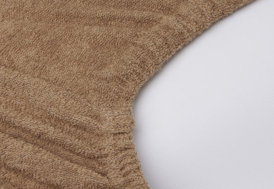 Jollein Aankleedkussenhoes Badstof 50x70cm - Biscuit - 2 Stuks — afbeelding 3