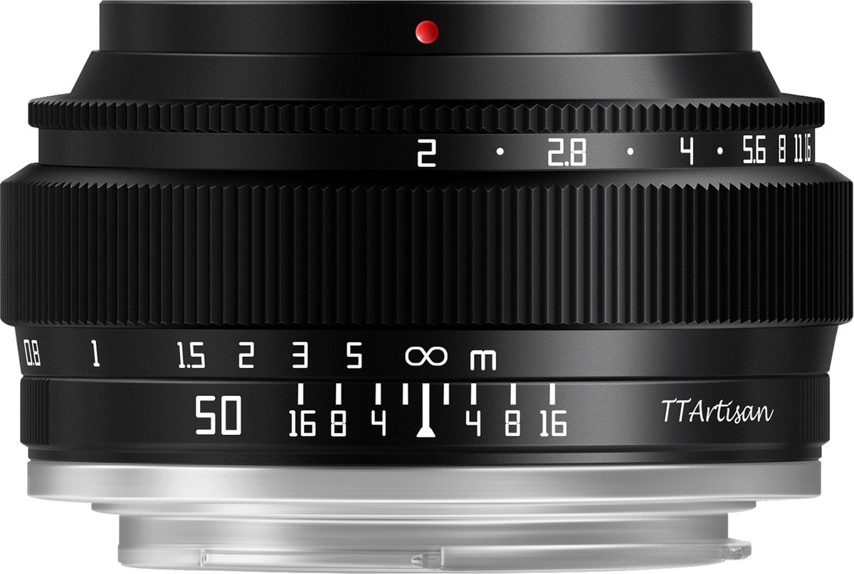 TT Artisan - Cameralens - 50mm F2 voor M43-vatting (Full Frame), zwart