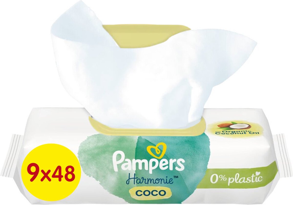 Pampers - Harmonie Coco - Billendoekjes - 378 doekjes - 9 x 42