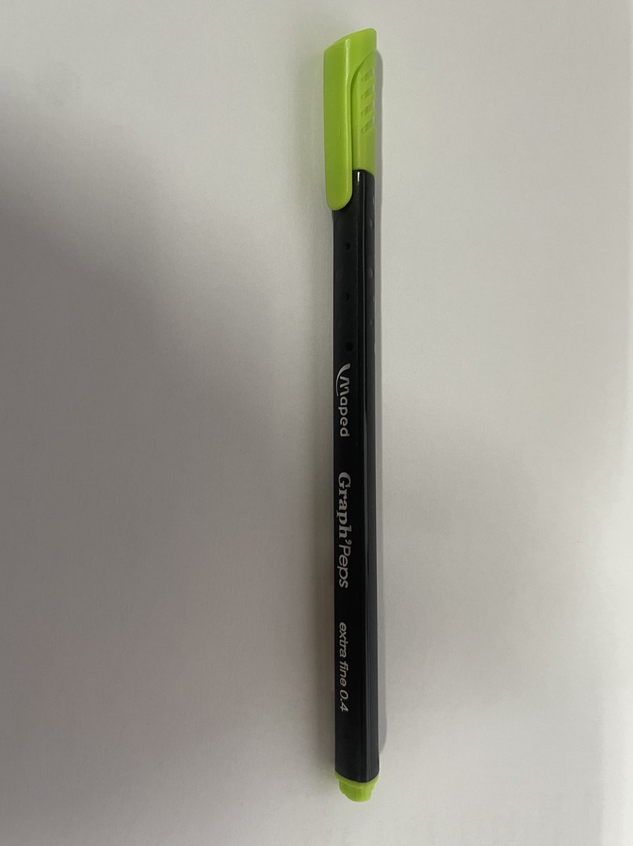 Maped Graph'Peps fineliner, apple green 12 stuks