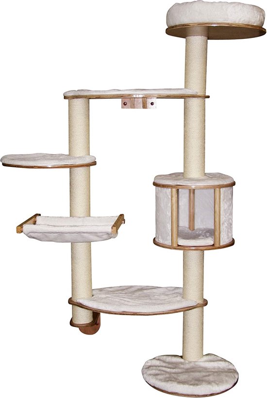 Foto: Petrebels alexis 224 krabpaal xxl creme tot aan plafond 45 x 35 x 224 cm
