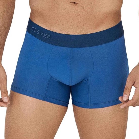 Clever Moda - Boxer Warm Blauw - Maat S - Heren ondergoed - Mannen  onderbroek