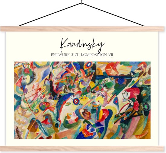 Kandinsky: Avec Et Contre. Impression D'art, Tableau Sur Toile, Image Encadrée