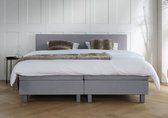 Boxspring Venetië - 160x200 - Grijs - met gratis topper!