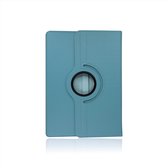Hoesje Geschikt voor Apple iPad 2017/2018 9.7 inch 360° Draaibare Wallet case /flipcase stand/ hardcover achterzijde/ kleur Lichtblauw