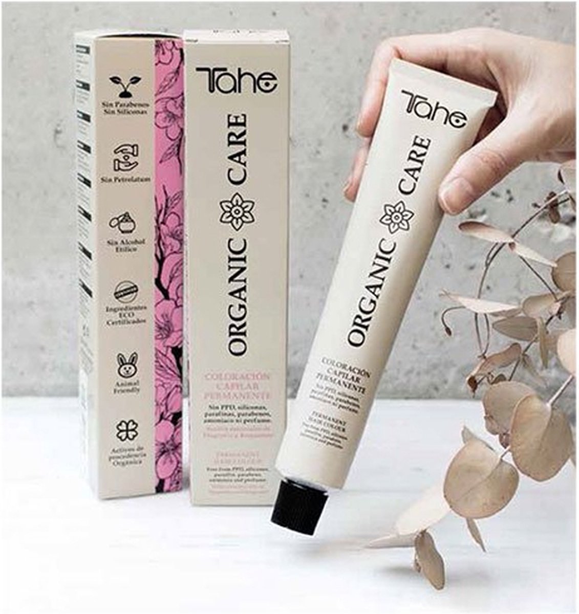 Tahe Haarverf 8.32 Lichtblond goud as violet 100ml