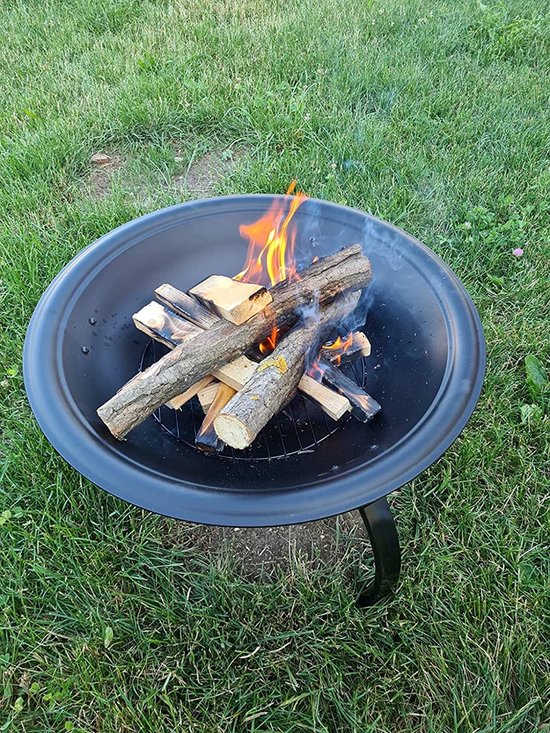 Terma Plancha Vuurschaal met vuurplaat, 80 cm, de nieuwe Grill Trend Grillplaat, vuurton met grillplaat, houtskoolgrill, complete grillton, grillring, vuurkorf