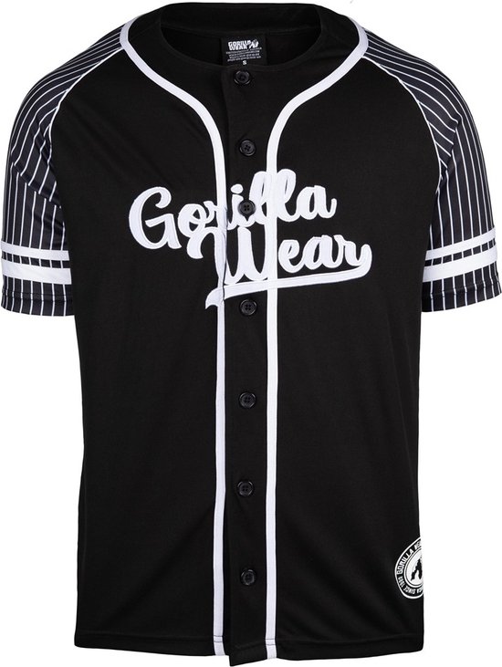 Foto: Gorilla wear 82 baseball jersey zwart m