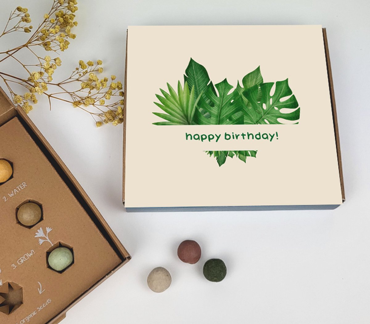 Bloembommetjes - Bloemen - Zaadjes - Cadeau verjaardag - blaadjes - Happy birthday - verjaardagscadeau - Zaad