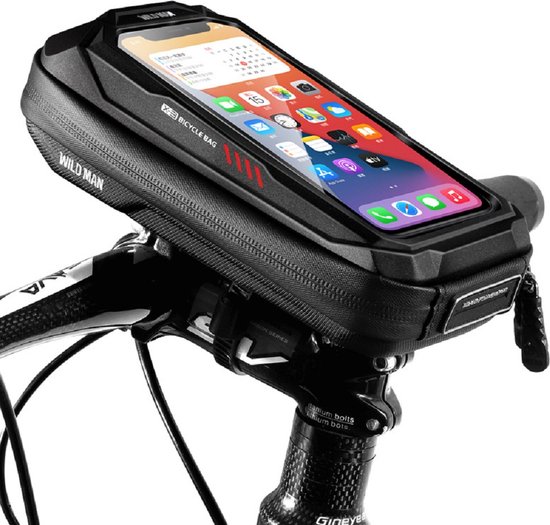 Foto: Telefoonhouder fiets mountainbike waterdicht lb 599 stuurtas fietshouder fiets telefoon houder tas waterdicht houder fiets telefoon fietstas