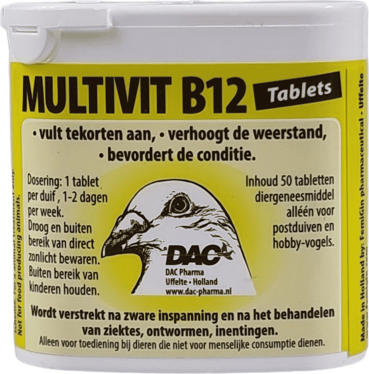 Dac Pharma Multivitaminen B-12 tablet