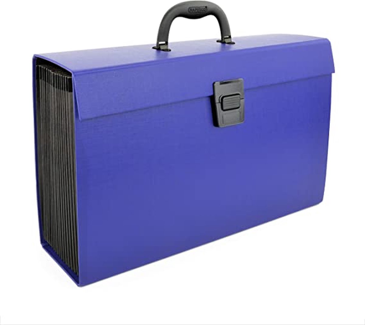 Rapesco 1553 19-vakkenmap aktetas, blauw
