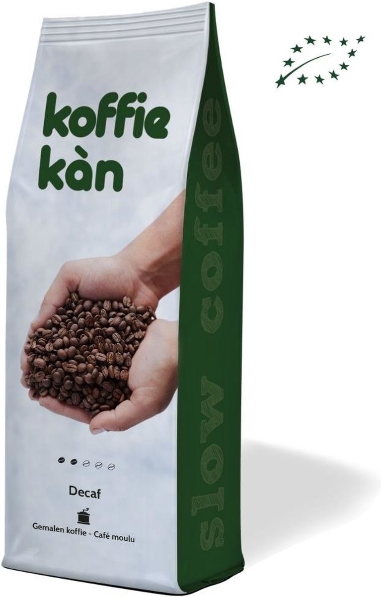 Koffie Kàn - Gemalen Koffie - Bio Decaf - 12 x 250g