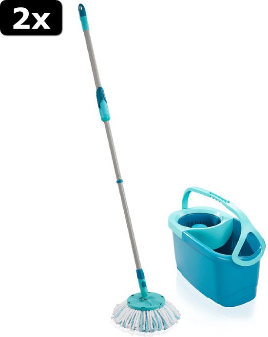 Vhbw 2 Testine Di Ricambio In Microfibra Per Mocio Leifheit Clean Twist Mop Ergo E Combi Mop, Diametro 40 Cm, Lavabili - 2