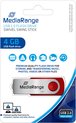 MediaRange | USB Stick | 4 GB | USB 2.0 | Twister | Rood