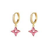 To the moon and back - Sparkle Collection - Oorbellen - Stars Pink